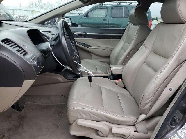 19XFA16959E017559 - 2009 HONDA CIVIC EXL ნაცრისფერი ფოტო 7