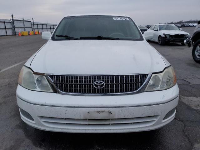 4T1BF28BXYU001309 - 2000 TOYOTA AVALON XL WHITE photo 5