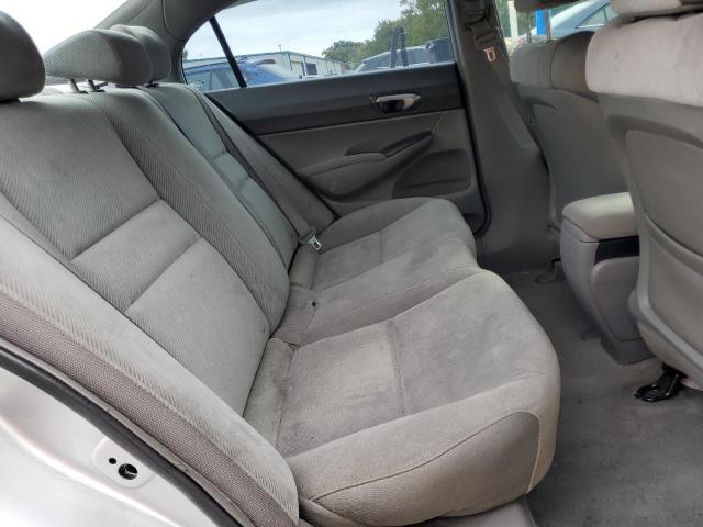 1HGFA16537L044360 - 2007 HONDA CIVIC LX SILVER photo 10