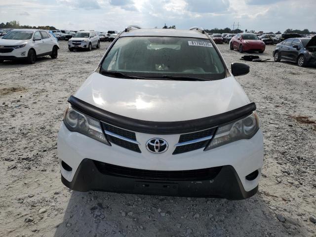 JTMZFREVXEJ000300 - 2014 TOYOTA RAV4 LE WHITE photo 5