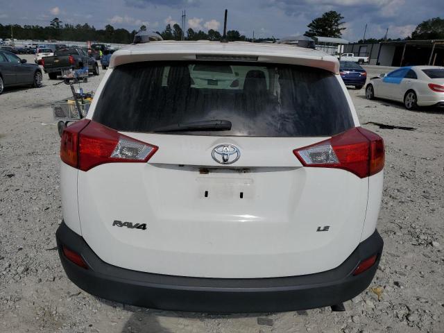 JTMZFREVXEJ000300 - 2014 TOYOTA RAV4 LE WHITE photo 6