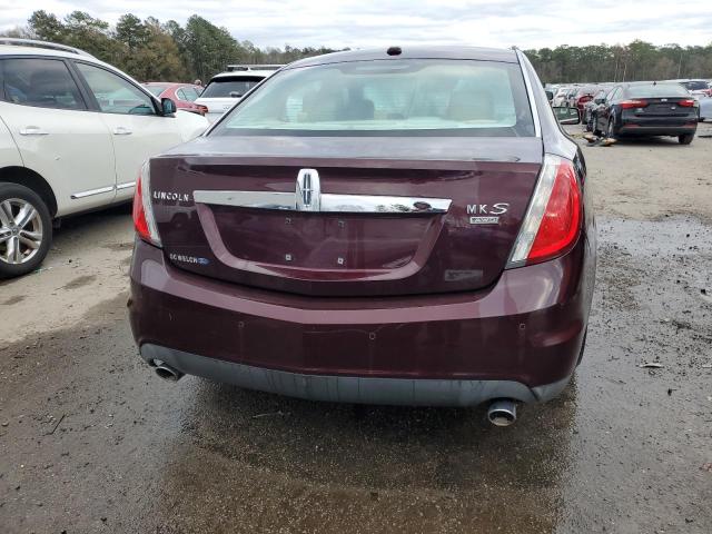 1LNHL9ER7BG604303 - 2011 LINCOLN MKS BURGUNDY photo 6