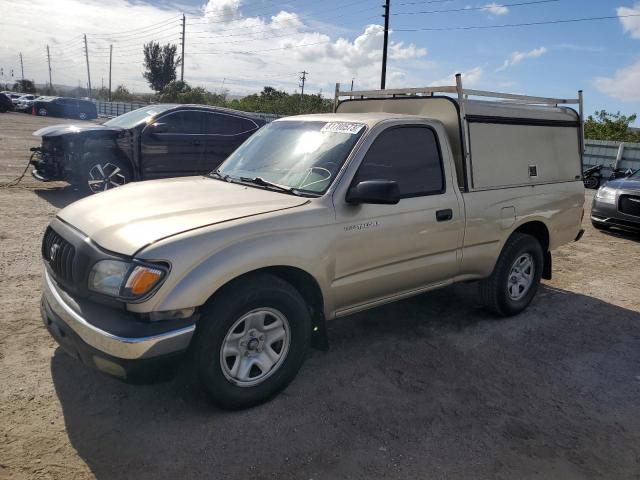 5TENL42N64Z393277 - 2004 TOYOTA TACOMA TAN photo 1