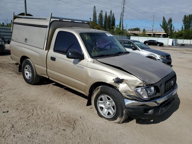 5TENL42N64Z393277 - 2004 TOYOTA TACOMA TAN photo 4