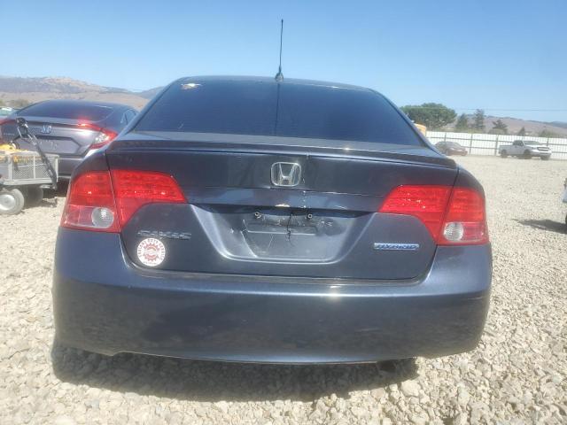 JHMFA36208S015792 - 2008 HONDA CIVIC HYBRID GRAY photo 6