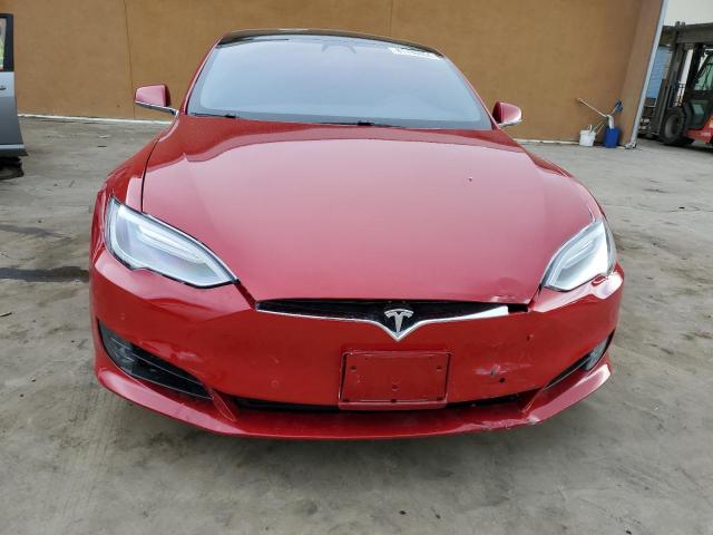 5YJSA1E15HF198732 - 2017 TESLA MODEL S RED photo 5