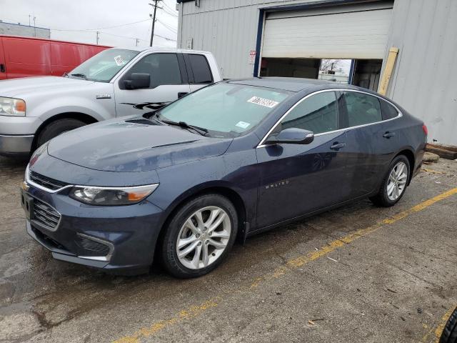 1G1ZE5ST4HF212690 - 2017 CHEVROLET MALIBU LT BLUE photo 1