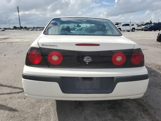 2G1WF52E559115245 - 2005 CHEVROLET IMPALA WHITE photo 6