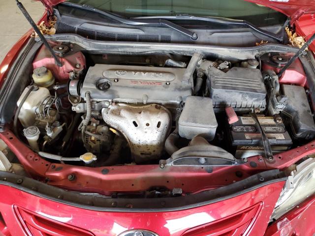 4T4BE46K19R091037 - 2009 TOYOTA CAMRY BASE Червоний фото 11