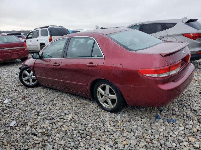 1HGCM56683A002542 - 2003 HONDA ACCORD EX BURGUNDY photo 2