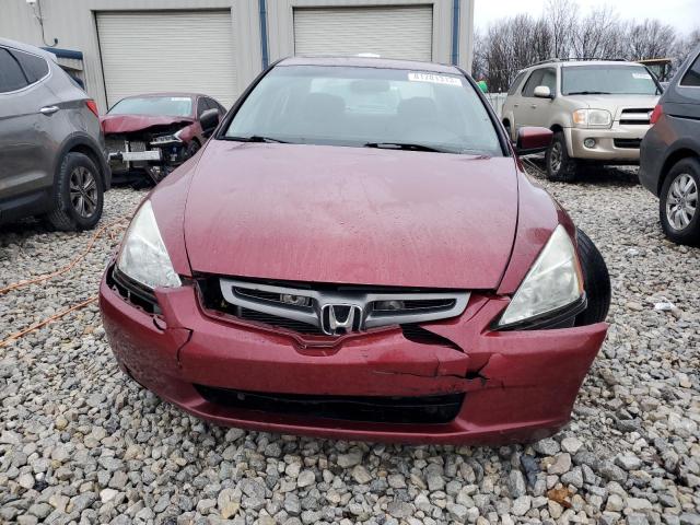 1HGCM56683A002542 - 2003 HONDA ACCORD EX BURGUNDY photo 5