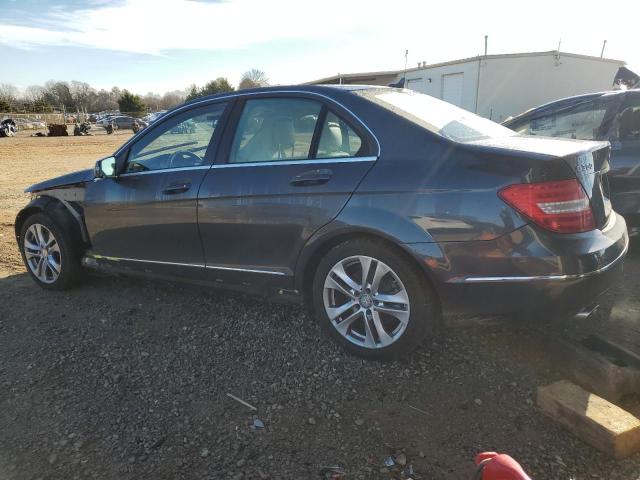 WDDGF8AB9DR266829 - 2013 MERCEDES-BENZ C 300 4MATIC GRAY photo 2