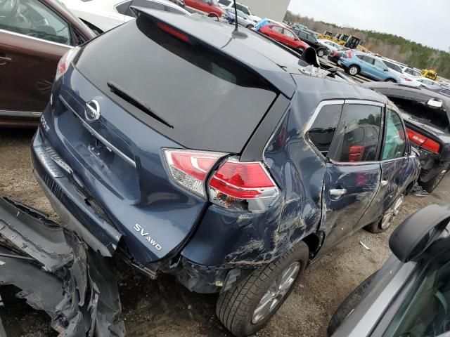 5N1AT2MVXFC895884 - 2015 NISSAN ROGUE S BLUE photo 3