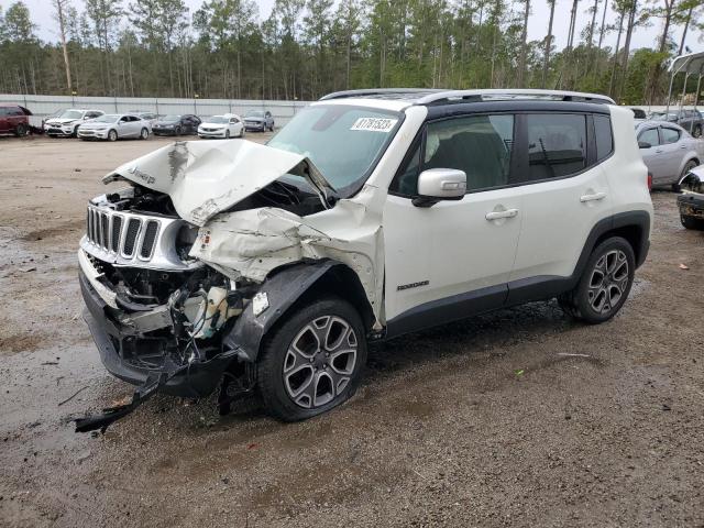 ZACCJBDT0GPC48683 - 2016 JEEP RENEGADE LIMITED WHITE photo 1