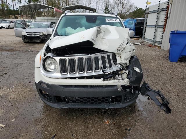 ZACCJBDT0GPC48683 - 2016 JEEP RENEGADE LIMITED WHITE photo 5