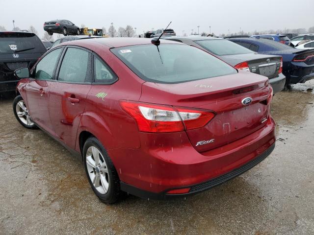 1FADP3F20EL236845 - 2014 FORD FOCUS SE RED photo 2