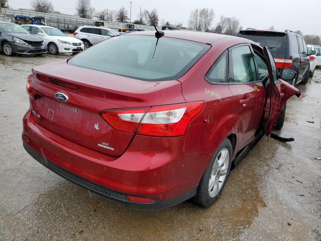 1FADP3F20EL236845 - 2014 FORD FOCUS SE RED photo 3