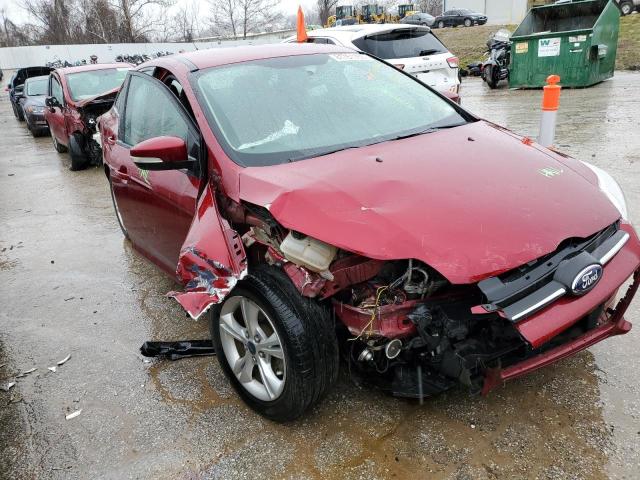 1FADP3F20EL236845 - 2014 FORD FOCUS SE RED photo 4