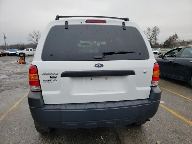 1FMYU03156KC95004 - 2006 FORD ESCAPE XLT WHITE photo 6