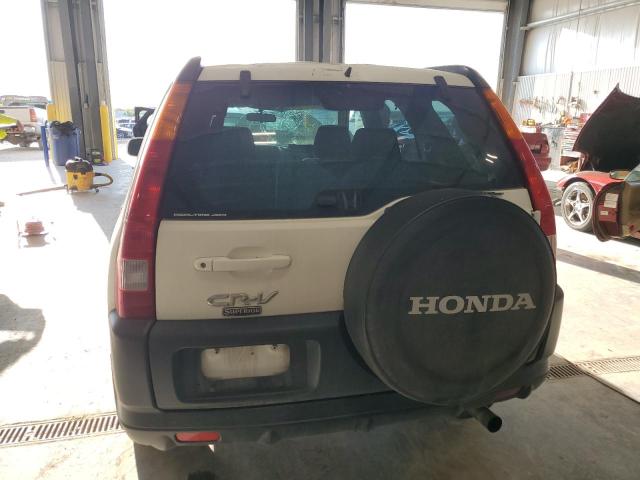 JHLRD78803C026652 - 2003 HONDA CR-V EX WHITE photo 6