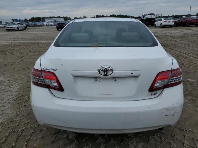 4T4BF3EKXBR197761 - 2011 TOYOTA CAMRY BASE WHITE photo 6