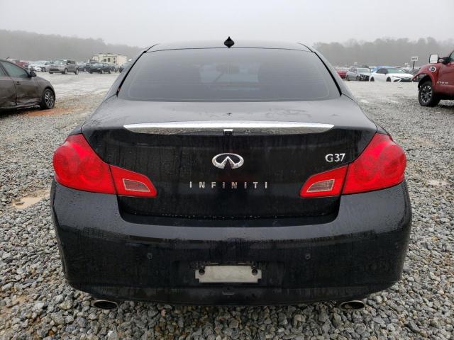 JN1CV6AP9DM725255 - 2013 INFINITI G37 BASE BLACK photo 6