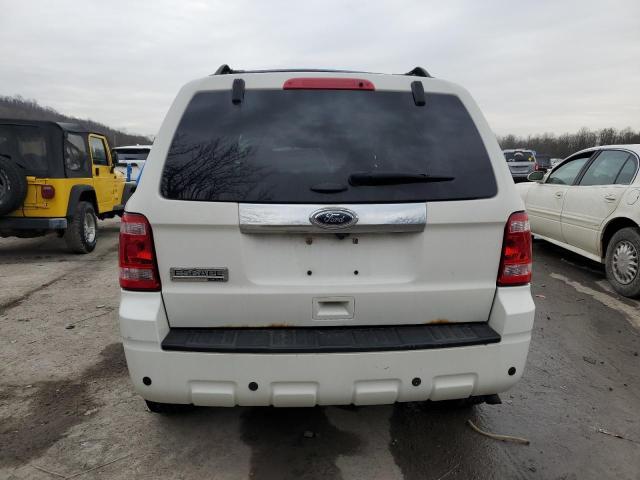 1FMCU9E75CKC53430 - 2012 FORD ESCAPE LIMITED WHITE photo 6