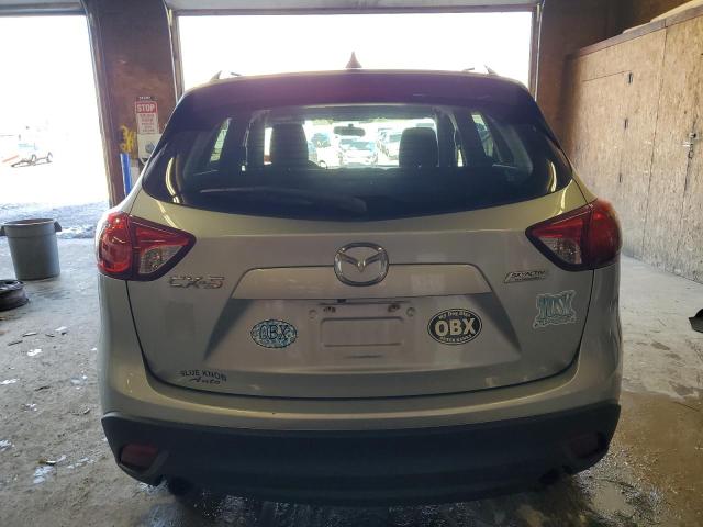 JM3KE2CY6G0636186 - 2016 MAZDA CX-5 TOURING SILVER photo 6