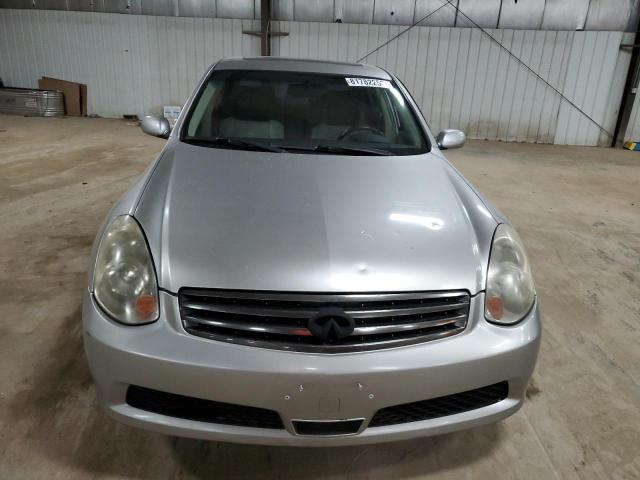 JNKCV51F95M315392 - 2005 INFINITI G35 SILVER photo 5