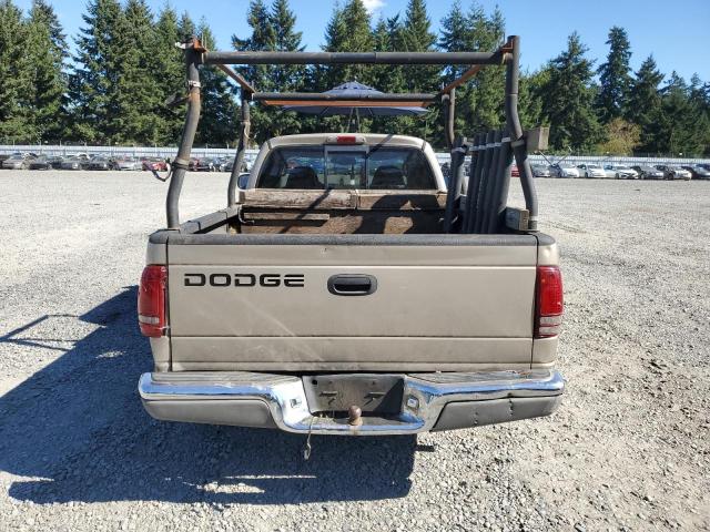 1B7GL42X62S513428 - 2002 DODGE DAKOTA SLT GOLD photo 6