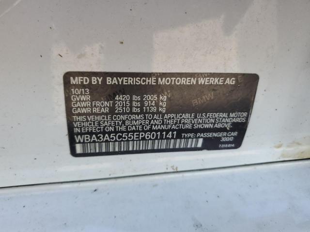 WBA3A5C55EP601141 - 2014 BMW 328 I WHITE photo 12