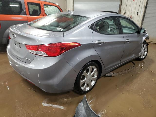 KMHDH4AE4DU735649 - 2013 HYUNDAI ELANTRA GLS GRAY photo 3