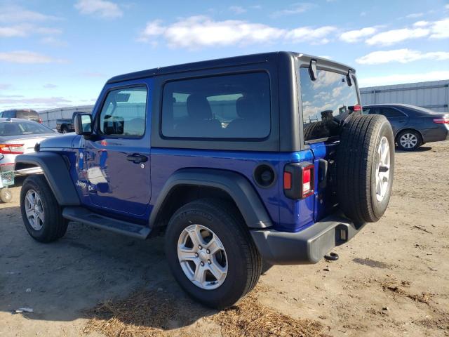 1C4GJXAN6JW186026 - 2018 JEEP WRANGLER SPORT BLUE photo 2