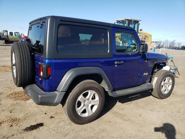 1C4GJXAN6JW186026 - 2018 JEEP WRANGLER SPORT BLUE photo 3