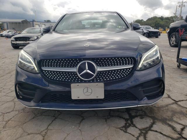 55SWF8EBXLU323770 - 2020 MERCEDES-BENZ C 300 4MATIC BLUE photo 5