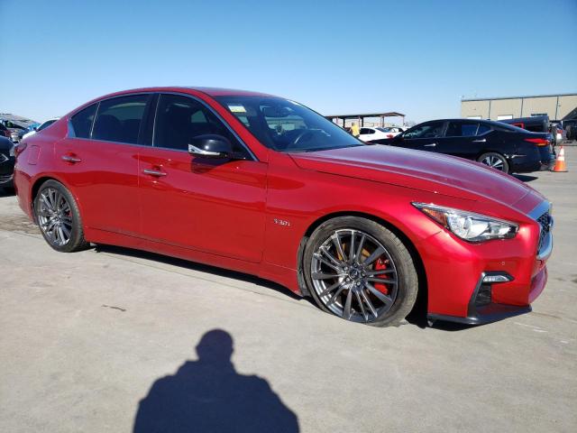 JN1FV7AP5JM640198 - 2018 INFINITI Q50 RED SPORT 400 RED photo 4