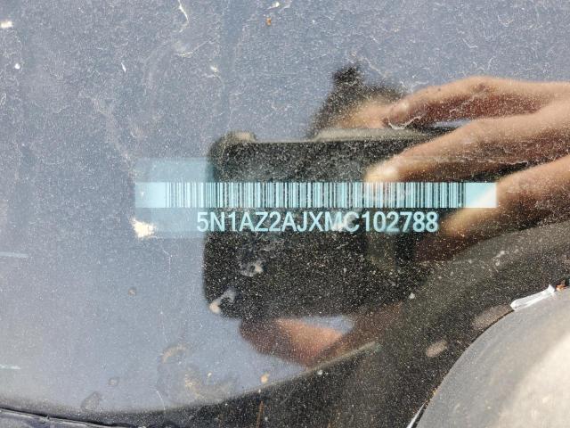 5N1AZ2AJXMC102788 - 2021 NISSAN MURANO S GRAY photo 13