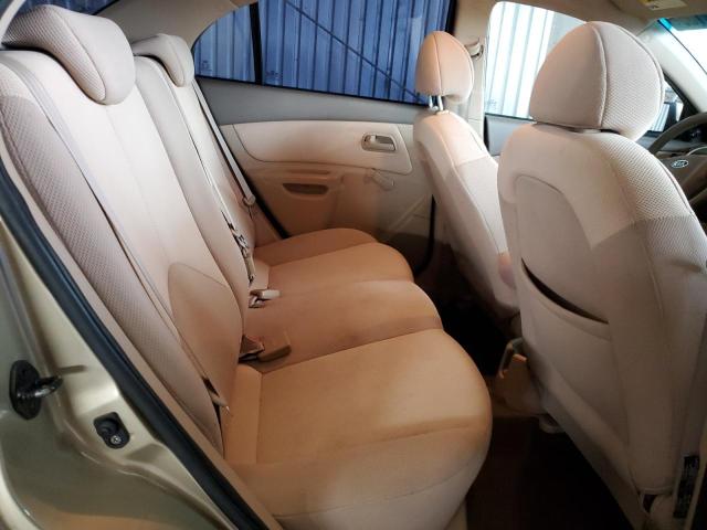 KNADE123776269052 - 2007 KIA RIO BASE TAN photo 10