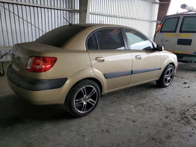 KNADE123776269052 - 2007 KIA RIO BASE TAN photo 3
