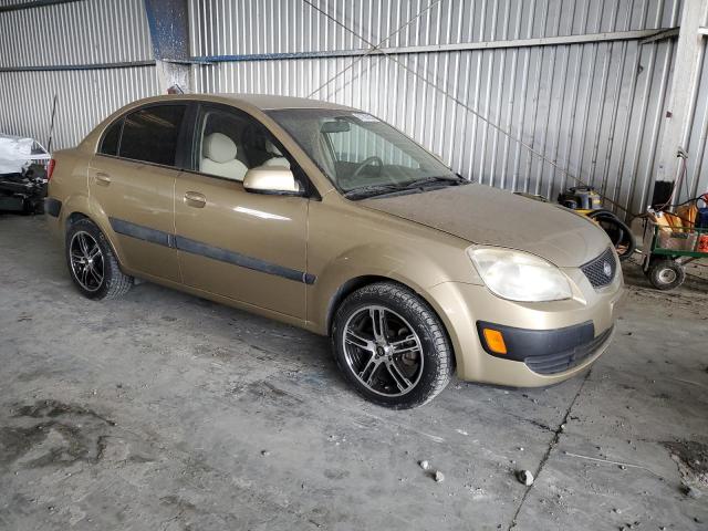 KNADE123776269052 - 2007 KIA RIO BASE TAN photo 4