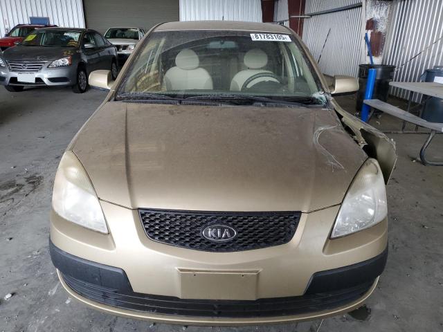 KNADE123776269052 - 2007 KIA RIO BASE TAN photo 5