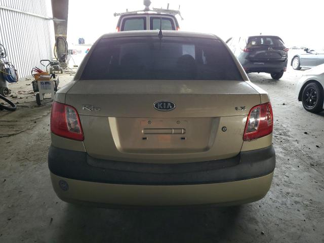 KNADE123776269052 - 2007 KIA RIO BASE TAN photo 6