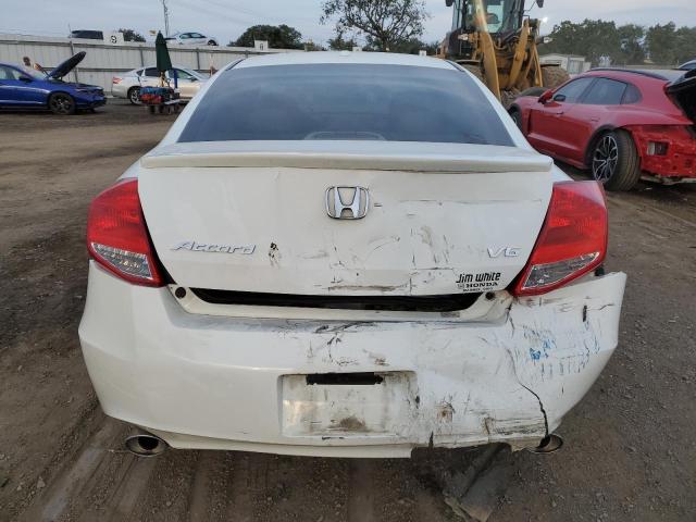 1HGCS2B88CA007350 - 2012 HONDA ACCORD EXL WHITE photo 6