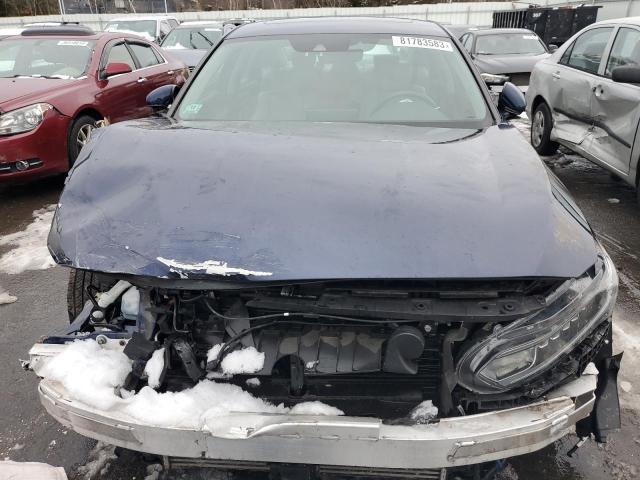 1HGCV1F52JA025888 - 2018 HONDA ACCORD EXL BLUE photo 5