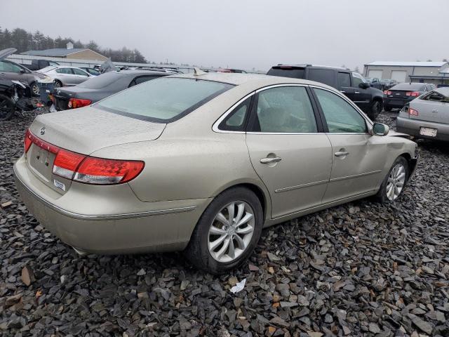 KMHFC46D89A352524 - 2009 HYUNDAI AZERA GLS TAN photo 3