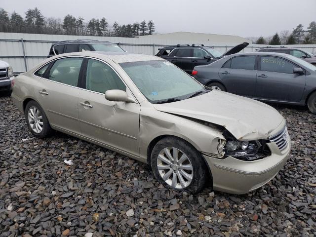 KMHFC46D89A352524 - 2009 HYUNDAI AZERA GLS TAN photo 4