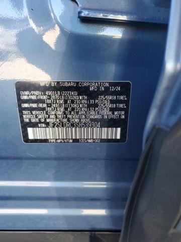 JF2SLDRC3SH539304 - 2025 SUBARU FORESTER LIMITED Niebieski zdjęcie 13