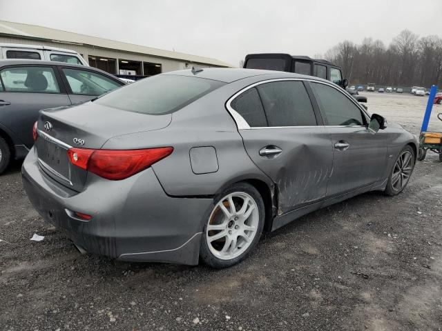 JN1EV7AP1GM301586 - 2016 INFINITI Q50 PREMIUM GRAY photo 3