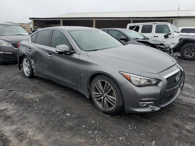 JN1EV7AP1GM301586 - 2016 INFINITI Q50 PREMIUM GRAY photo 4