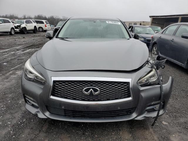 JN1EV7AP1GM301586 - 2016 INFINITI Q50 PREMIUM GRAY photo 5